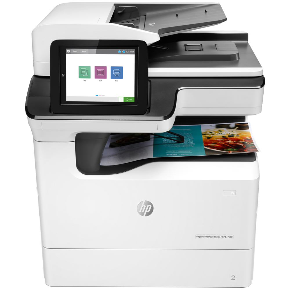 Máy in HP laser màu PageWide Managed Color MFP P77740dn
