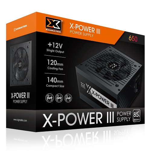 Nguồn máy tính Xigmatek X-POWER III 650 - 600W - Chính Hãng