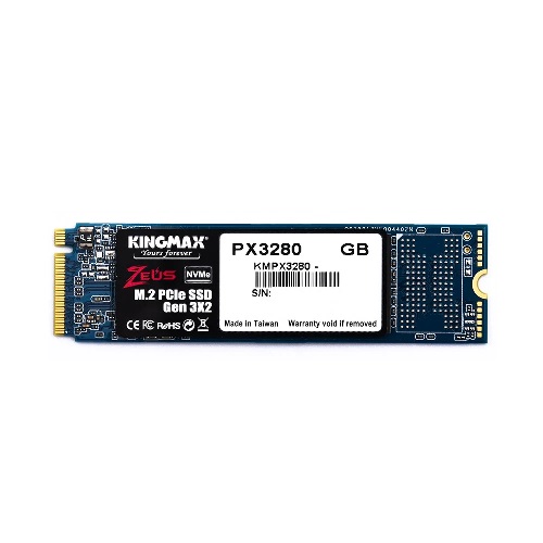 Ổ cứng SSD KINGMAX Zeus 256GB PQ3480 NVMe M.2 PCIe Gen 3x4 - Chính Hãng